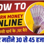 Online Se Paise Kaise Kamaye: 4 आसान तरीके, जिनसे आप 30000 तक कमा सकते हैं